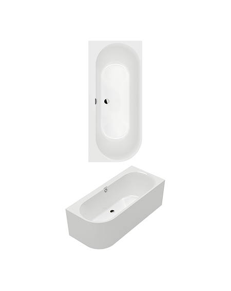 Villeroy & Boch vonia Oberon 2.1, 180x80 cm, dešininė, pasirenkama spalva
