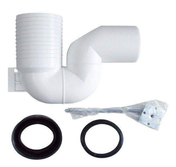 Villeroy & Boch sifonas pastatomam klozetui, 200-280 mm