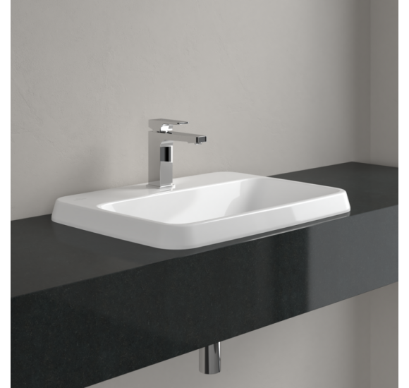 Villeroy & Boch Architectura stačiakampis įleidžiamas praustuvas, 60 cm, be persipylimo