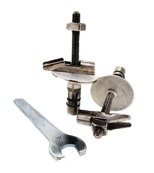 Villeroy&Boch klozeto dangčio tvirtinimo prie keramikos elementai