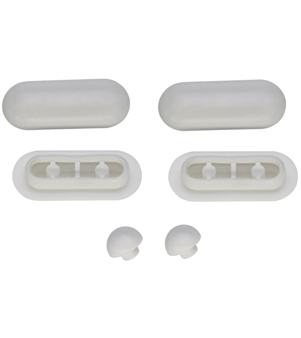 Villeroy&Boch Klozeto dangčio pagalvėlių rinkinys, 49x164,5mm, baltos spalvos