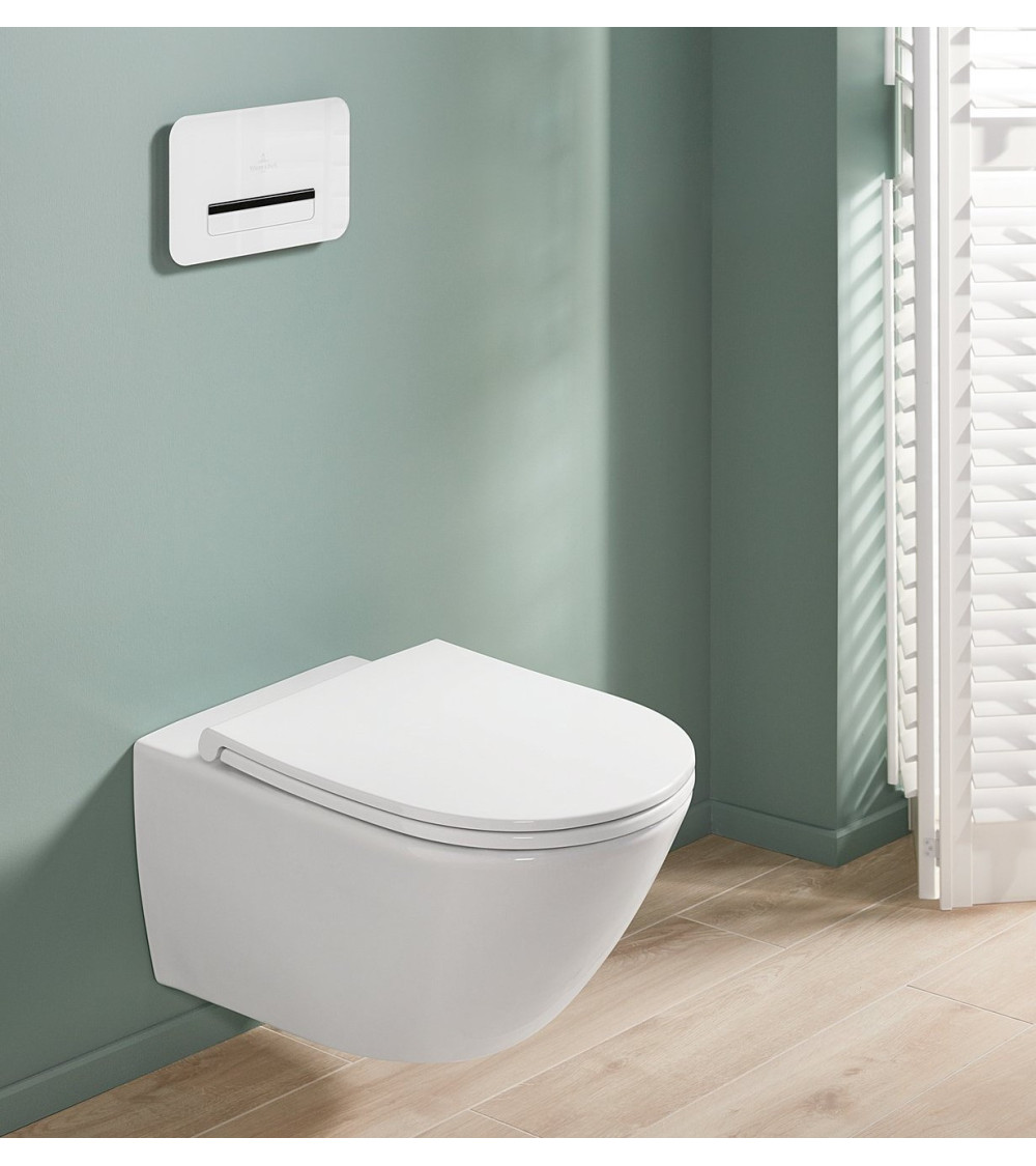 Villeroy&Boch Universo pakabinamas klozetas su "Soft Close" dangčiu, "TwistFlush" sūkurinis nuleidimas 4670T901