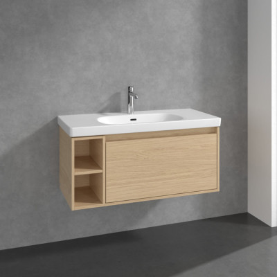 Villeroy&Boch Skyla pakabinama spintelė vonios kambariui, 972 mm, Nordic Oak