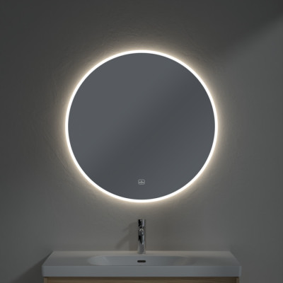 Villeroy&Boch More to See Lite+ apvalus veidrodis su LED apšvietimu, 85cm