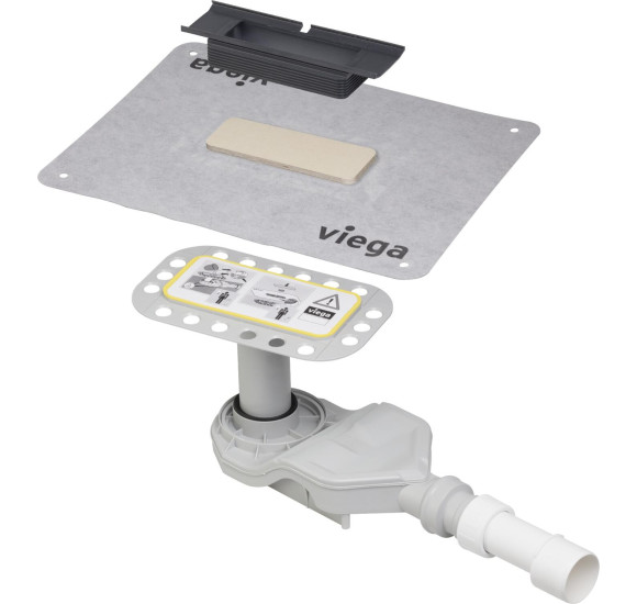 Viega Advantix Cleviva - dušo latako pagrindinis korpusas, aukštis 70–155 mm