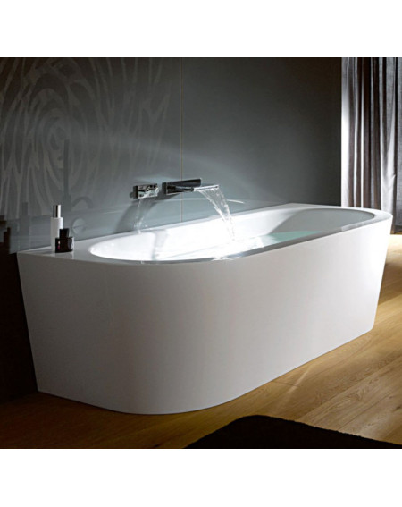 BETTE Starlet Silhouette I prie sienos glaudžiama, plieninė vonia 175x80cm