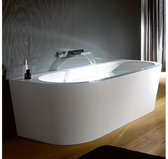 BETTE Starlet Silhouette I prie sienos glaudžiama, plieninė vonia 175x80cm