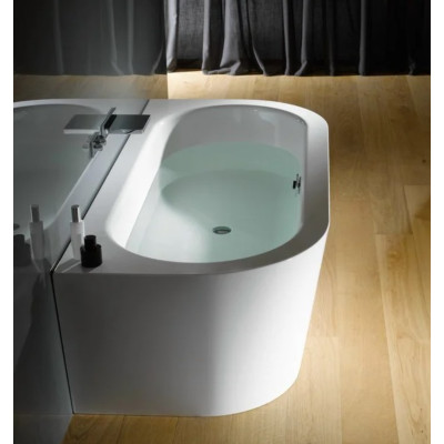 BETTE Starlet Silhouette I prie sienos glaudžiama, plieninė vonia 175x80cm