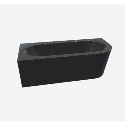 BETTE Starlet Silhouette IV kampinė, plieninė vonia 175x80cm