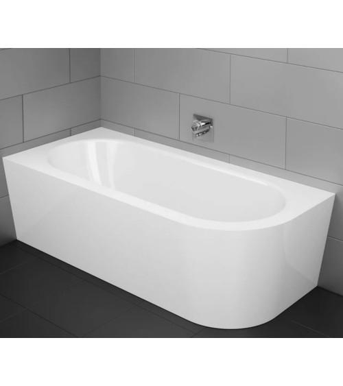 BETTE Starlet Silhouette IV kampinė, plieninė vonia 175x80cm