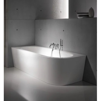 BETTE Starlet Silhouette IV kampinė, plieninė vonia 175x80cm