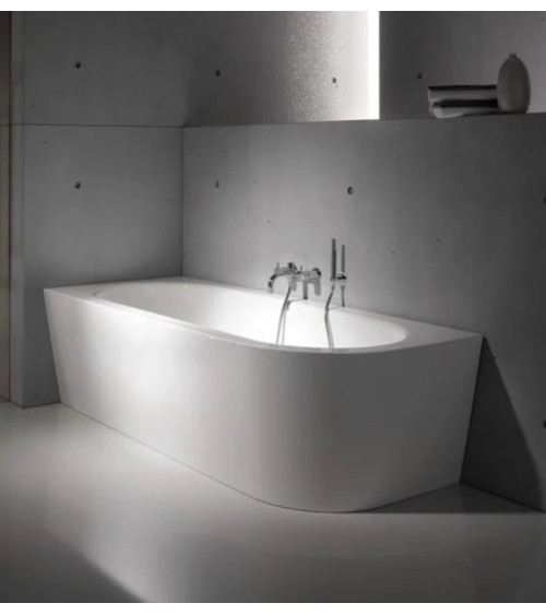 BETTE Starlet Silhouette IV kampinė, plieninė vonia 175x80cm