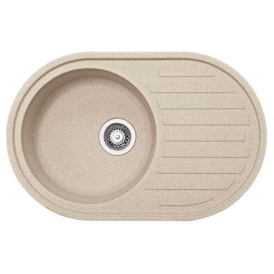 Franke Fragranit plautuvė ROG 611, eksentrinis ventilis, nerūdijančio plieno rankenėlė ir perlaja