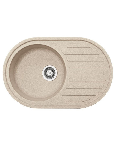 Franke Fragranit plautuvė ROG 611, eksentrinis ventilis, nerūdijančio plieno rankenėlė ir perlaja