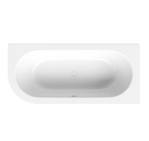 BETTE Starlet Silhouette V kampinė, plieninė vonia 175x80cm