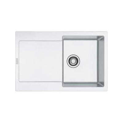 Franke MRG 611 plautuvė,  montuojama ant stalviršio, eksentrinis ventilis, nerūdijančio plieno mygtukas