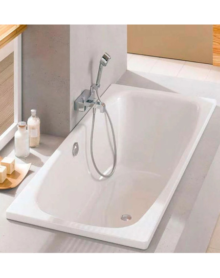 BETTE Duett stačiakampė, plieninė vonia 170x75cm