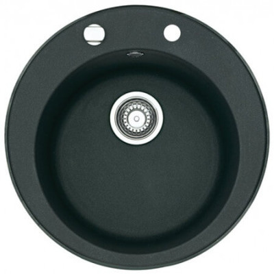 Franke ROG 610-41 granitinė plautuvė eksentrinis ventilis, nerūdijančio plieno rankenėlė ir perlaja