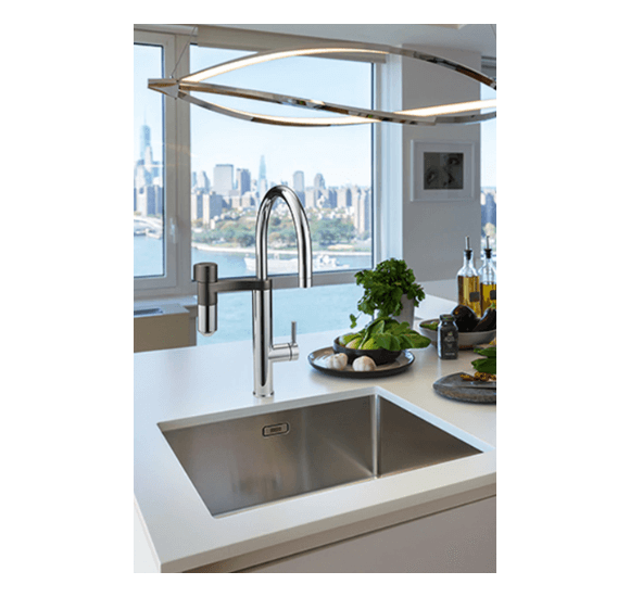 Franke Vital Capsule Filter J-spout maišytuvas plautuvei, pasirenkama spalva