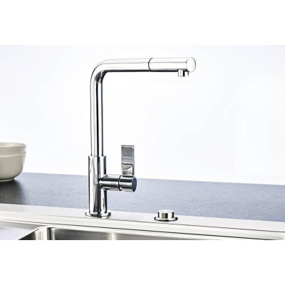 Franke Bat Neptune-evo virtuvinis maišytuvas su ištraukiama žarna