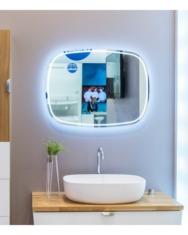 BALTECO MO veidrodis su pašvietimu 800x650mm