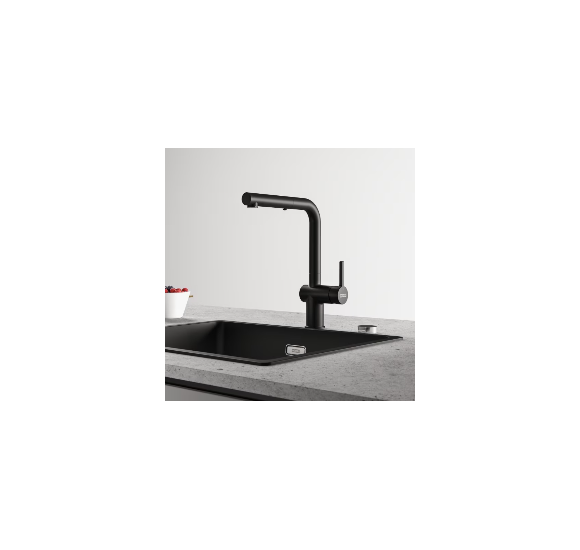 Franke Active L maišytuvas su ištraukiamu dušeliu, pasirenkama spalva