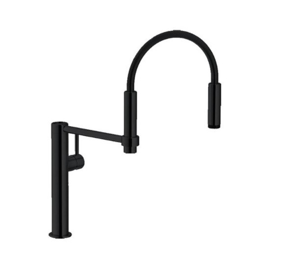 FRANKE PESCARA 360° juodas matinis maišytuvas