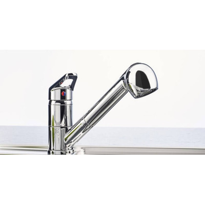 Franke Novara-plus virtuvinis maišytuvas su ištraukiama žarna, chromo spalvos