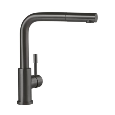 Maišytuvas plautuvei su ištraukiamu dušeliu Villeroy & Boch Steel Shower, pasirenkama spalva