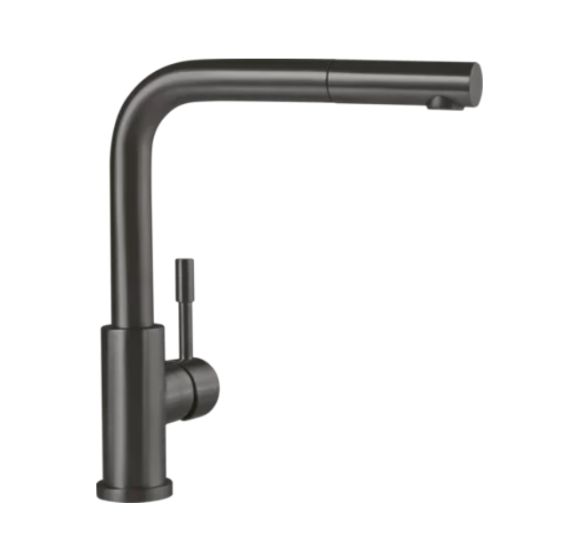 Maišytuvas plautuvei su ištraukiamu dušeliu Villeroy & Boch Steel Shower, pasirenkama spalva