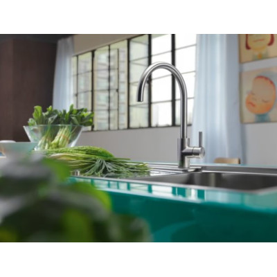 Franke maišytuvas plautuvei EOS-NEO su nerūdijančio plieno korpusu