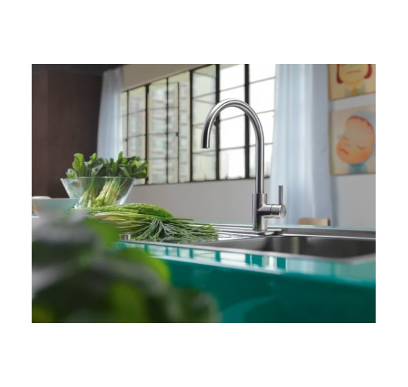 Franke maišytuvas plautuvei EOS-NEO su nerūdijančio plieno korpusu