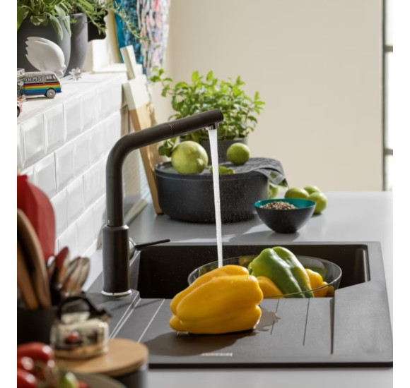 Franke Urban maišytuvas plautuvei su ištraukiamu dušeliu, pasirenkama spalva