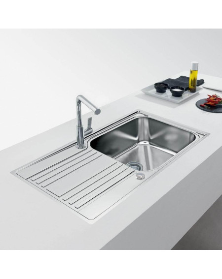 Franke RPX 611-86 XL nerūdijančio plieno plautuvė, ekscentrinis ventilis