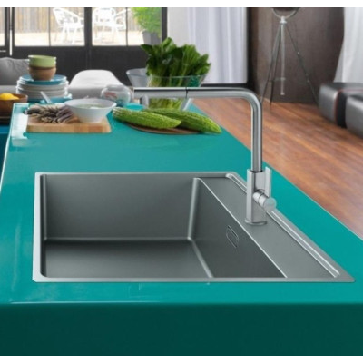 Franke MRX 210-50 TL nerūdijančio plieno plautuvė su ventiliu (rankiniu)