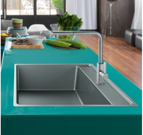 Franke MRX 210-50 TL nerūdijančio plieno plautuvė su ventiliu (rankiniu)