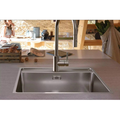 Franke MRX 210-50 TL nerūdijančio plieno plautuvė su ventiliu (rankiniu)