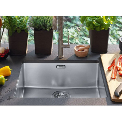 Franke MRX 110-50 nerūdijančio plieno plautuvė 54x44cm, (rankinis ventilis)