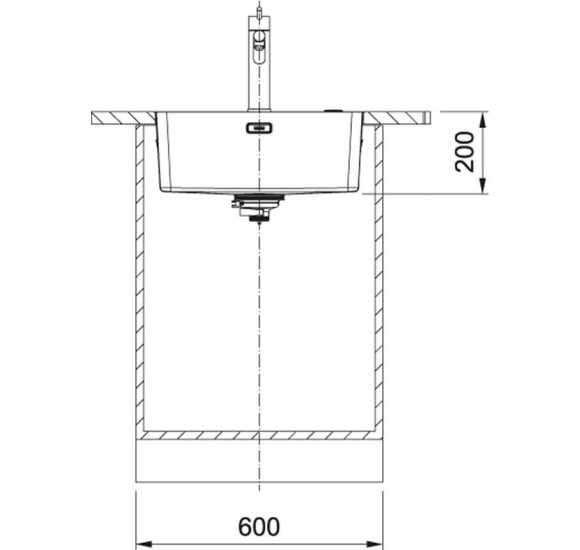 Franke MYX 210-50 nerūdijančio plieno plautuvė
