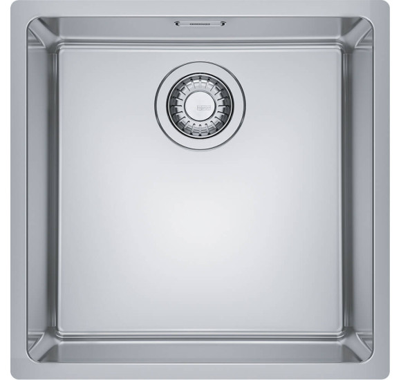 Franke MRX 110-40 nerūdijančio plieno plautuvė 44x44cm, (rankinis ventilis)