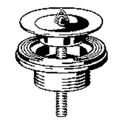 Viega išleidimo ventilis su kamščiu praustuvui
