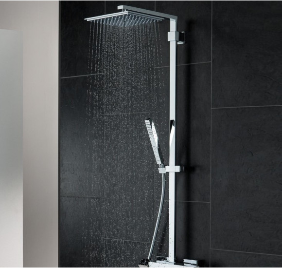 Grohe Euphoria Cube XXL 230 dušo sistema su termostatiniu maišytuvu, chromo spalvos