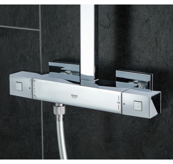 Grohe Euphoria Cube XXL 230 dušo sistema su termostatiniu maišytuvu, chromo spalvos