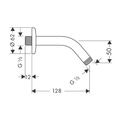 Hansgrohe laikiklis potinkinei dušo galvai