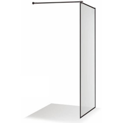 Brasta Glass dušo sienelė Dija Nero Frame, skaidriu stiklu