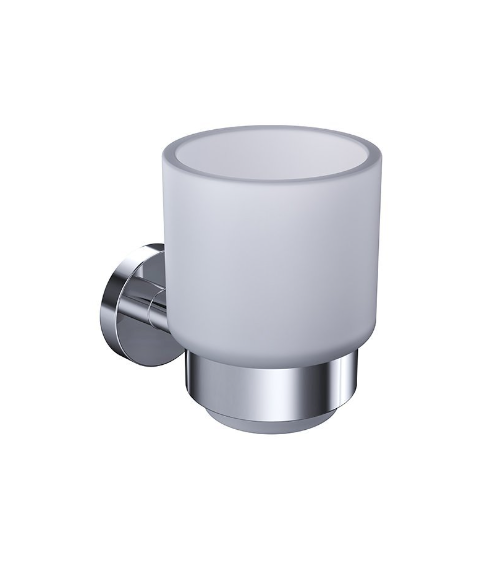 IŠPARDAVIMAS. Bocchi Piave dantų šepetėlio stiklinaitė, chromo sp.