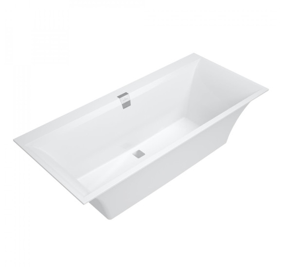 Villeroy&Boch Quaryl Squaro stačiakampė vonia su kojelėmis ir sifonu 170x75cm