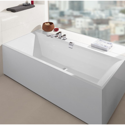 Villeroy&Boch Quaryl Squaro stačiakampė vonia su kojelėmis ir sifonu 170x75cm