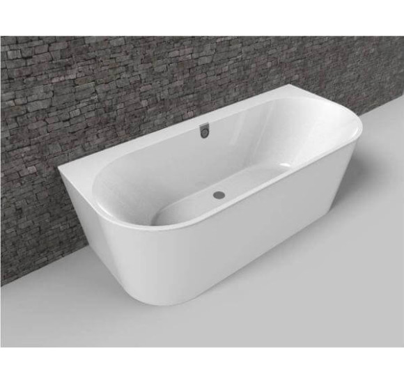 Villeroy&Boch Oberon 2.0 Quaryl® Vonia, 180x80cm, glaudžiama prie sienos