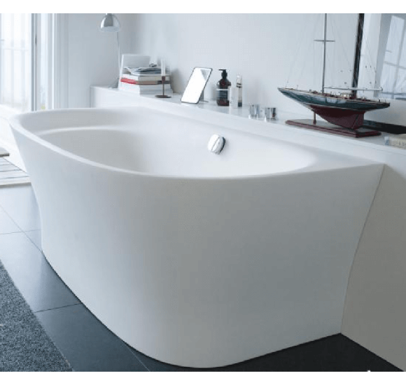 Duravit Cape Cod prie sienos glaudžiama vonia DuraSolid® 1900x900